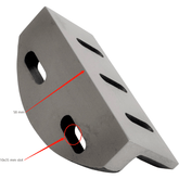 Twin Eagle Imports Angle Plate Low Profile Cast Iron Angle Plate 150 x 58 x 58